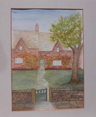 Terry, Rose Cottage, watercolour.